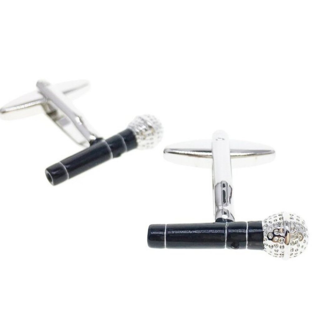 Microphone Cufflinks